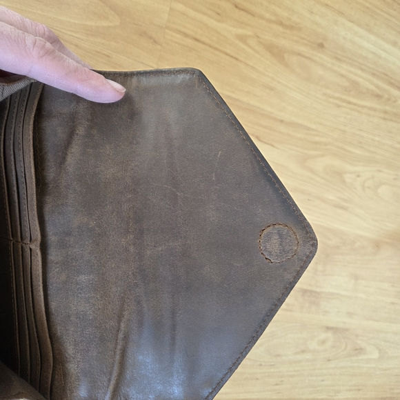 STS Ranchwear Brown Leather Wallet - Picture 4 of 5